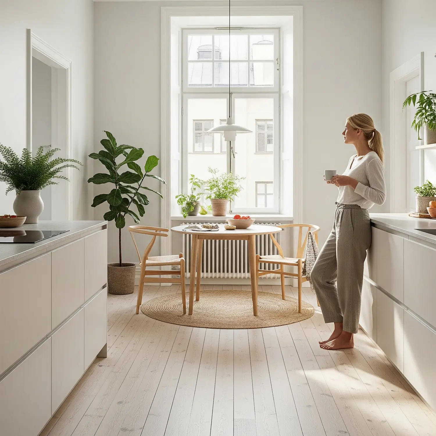 Kök och garderob med måttanpassade fronter från Sankt George