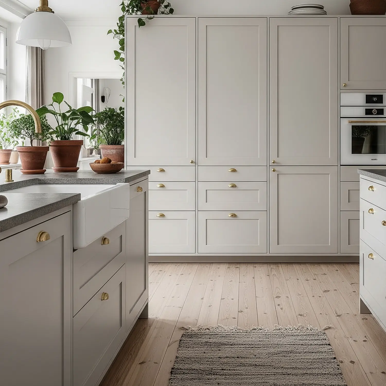 Kök med köksluckor till IKEA Metod, måttanpassade fronter och detaljer från Sankt George