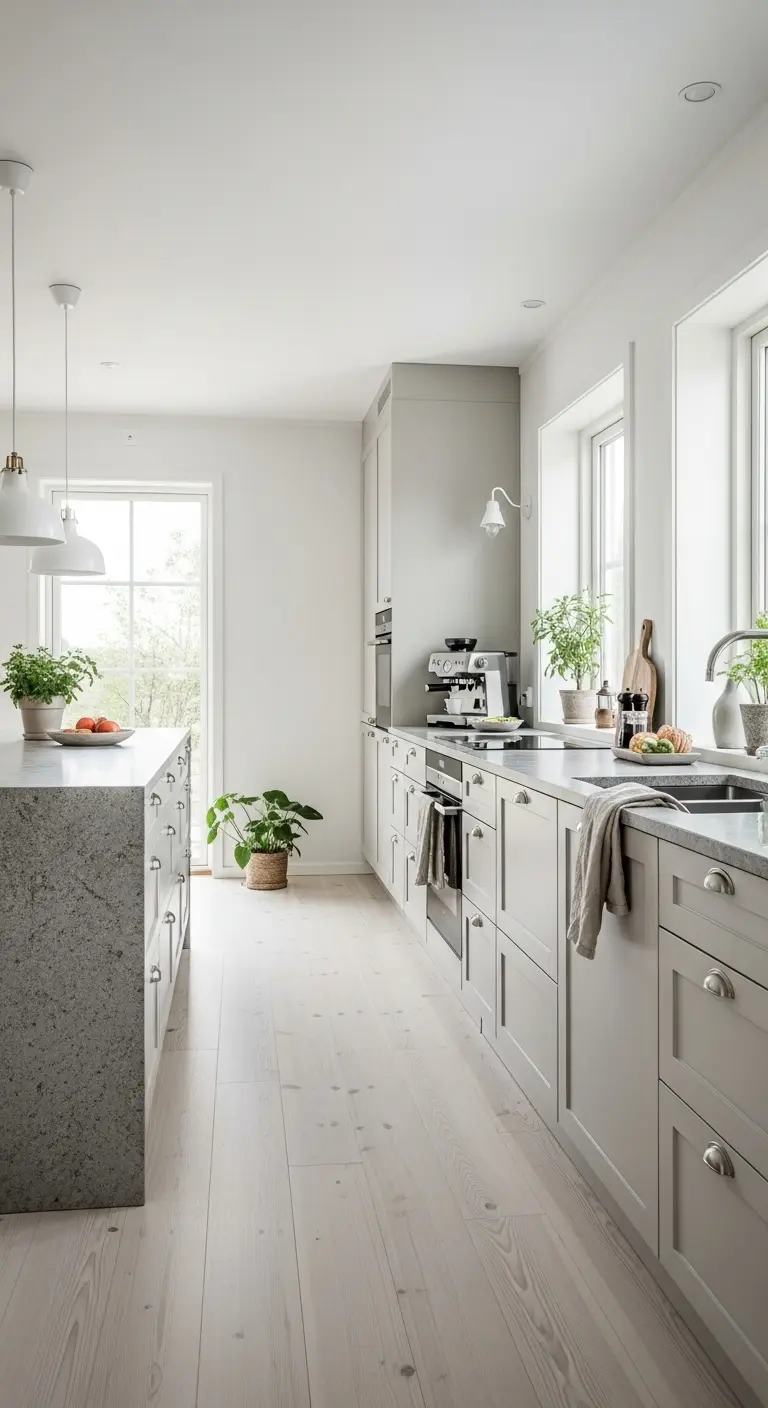 Flow in white with light interior and marble details