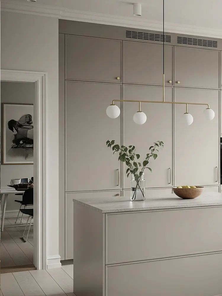 Nordic skandinavisk design i ljus ek