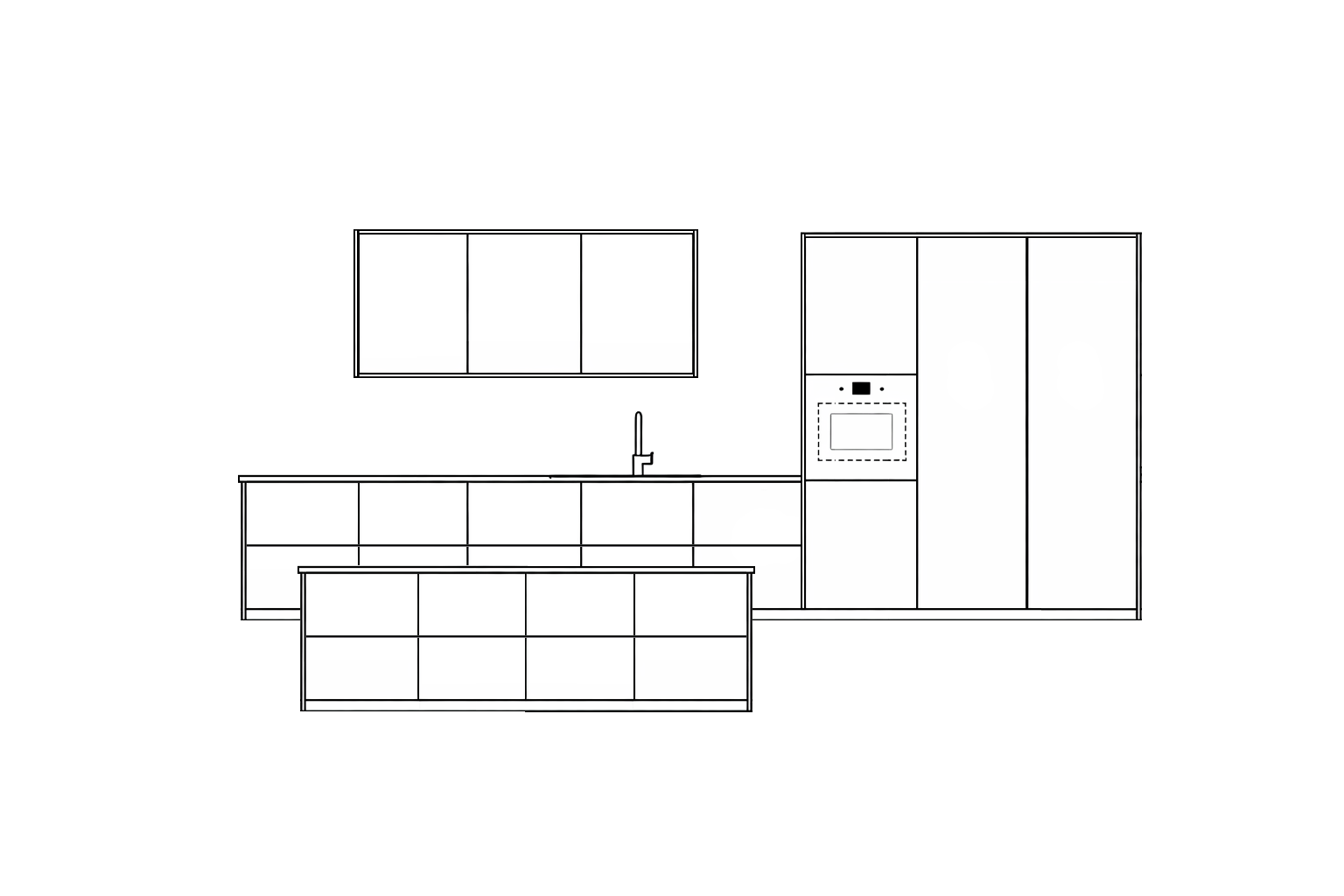 Large kitchen outline – price example